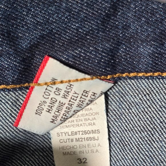 Y2K Interstate Denim Shorts Mens 32 Dark Wash Deadstock USA - Picture 8 of 11